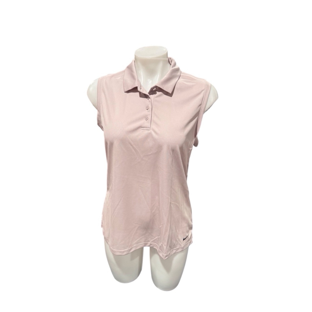 Women's Nike Golf Polo Shirt Pink Size M